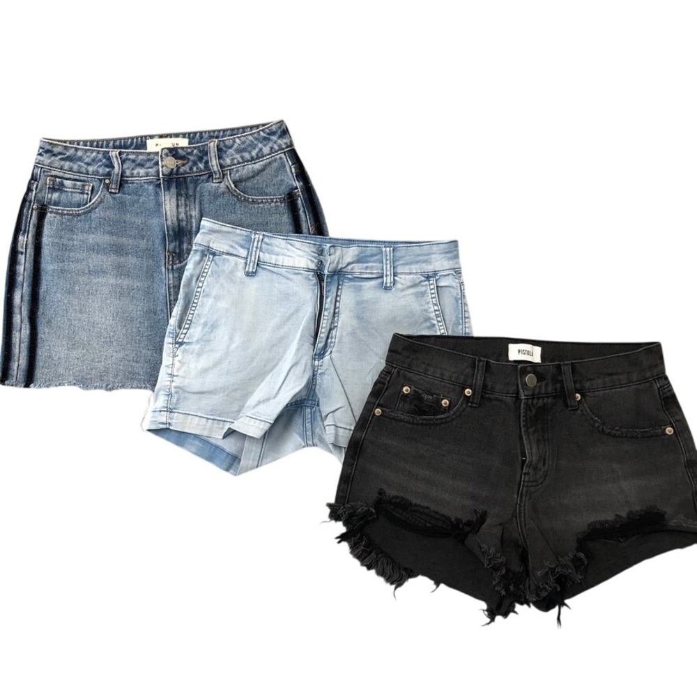 PacSun Kut from the Kloth Pistola Denim Bundle Women‎ Size 25 0 Shorts Skirt